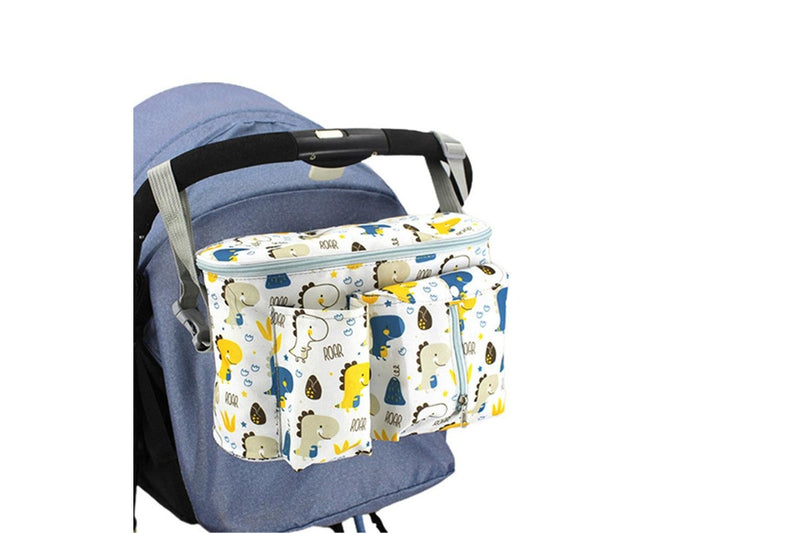 Mummy Bag Baby Stroller Bag White