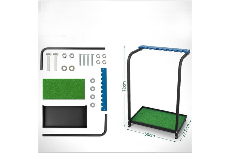 Golf Club Display Rack 9 Holes Position