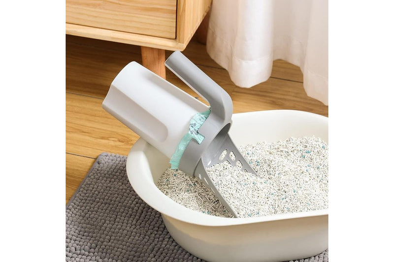 PETSWOL Cat Litter Scoop with Holder