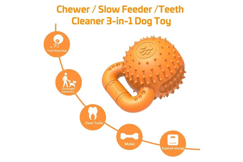 Strong Dog Chew Toy Interactive Rubber Ball