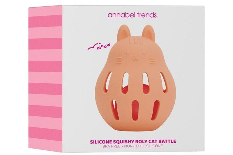 Annabel Trends: Silicone Roly Rattle - Cat