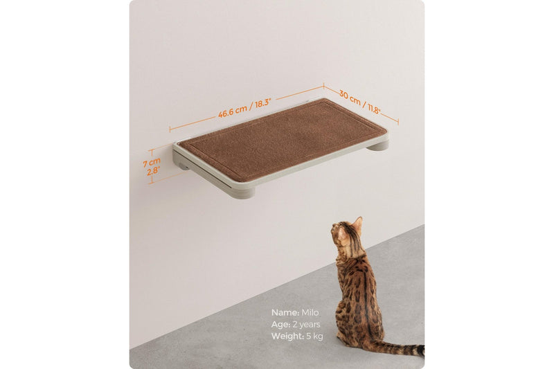 Feandrea Clickat Wall Mounted Cat Shelf