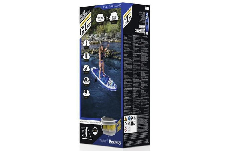 Bestway Hydro-Force - SUP Oceana Convertible Set (10' x 33" x 4.75"/3.05m x 84cm x 12cm)