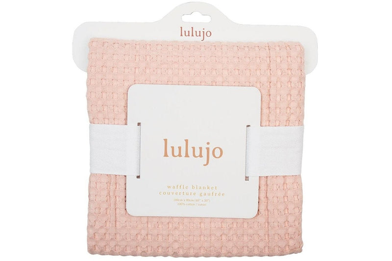 Lulujo: Waffle Blanket - Ballet Slipper