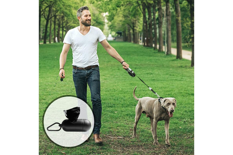 PETSWOL Leak-Proof Dog Poop Bags with Dispenser and Belt Clip - 20 Rolls