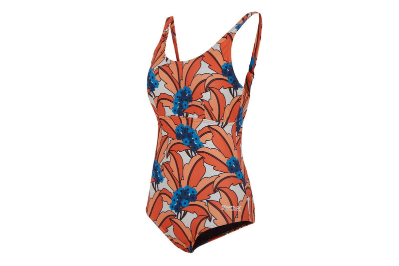 Regatta Womens/Ladies Orla Kiely Tropical One Piece Swimsuit (Orange) (10 UK)