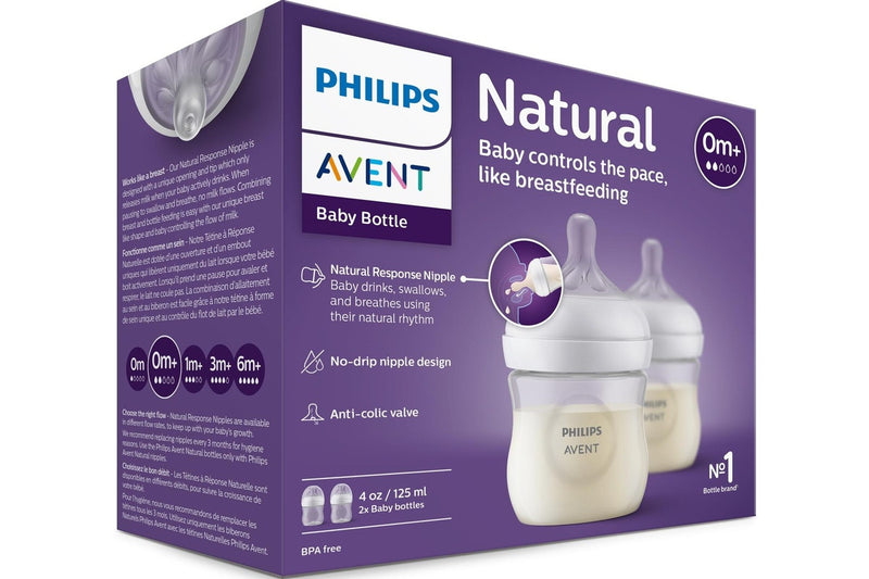 Avent: Natural Response Bottle - 125ml (2 Pack)