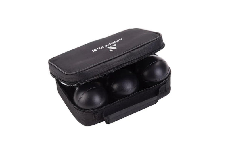 Ape Style 6 Ball Petanque Set - Black