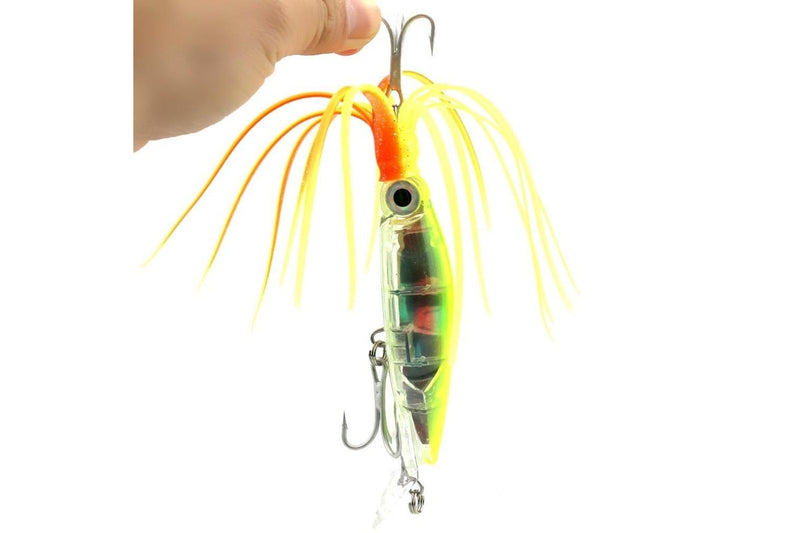 14cm Octopus Shaped Artificial Fishing Lures With Hooks