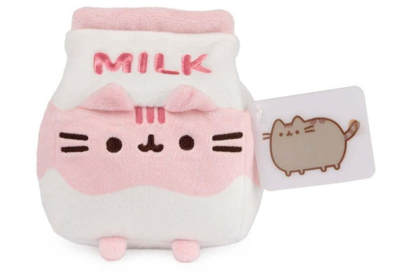 Pusheen the Cat: Pusheen Strawberry Milk Carton - 4" Sips Plush