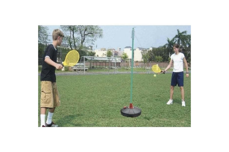 Deluxe Rotor Spin Pole Swingball Tennis Set with 2 Bats