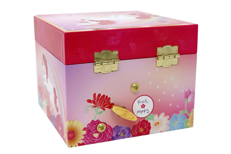 Pink Poppy: Unicorn Butterfly - Musical Jewellery Box (Small)