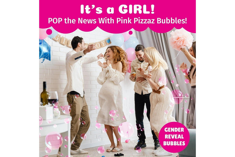 WOWmazing: Giant Bubbles - Poppin Colorz - Color Bubbles (Pink Pizzaz 8 Pack)