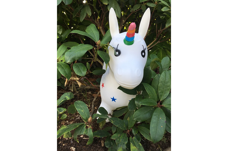 Happy Hopperz - White Unicorn