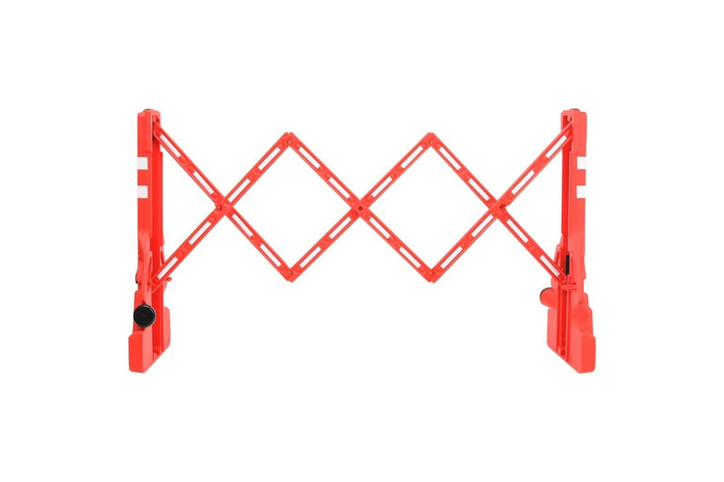 Folding Traffic Barrier Red 210X50X105 Cm Opbknk