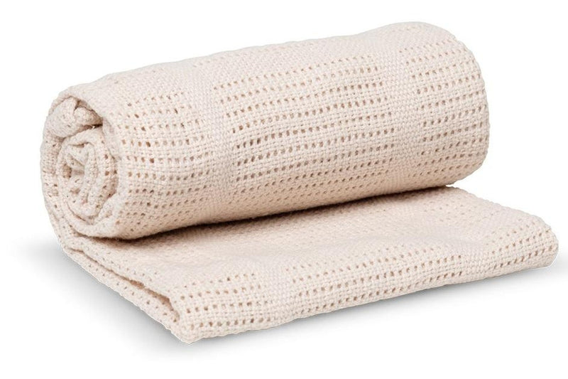 Lulujo: Cellular Blanket - Oatmeal