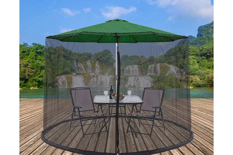 Outdoor Patio Umbrella Mosquito Net Screen