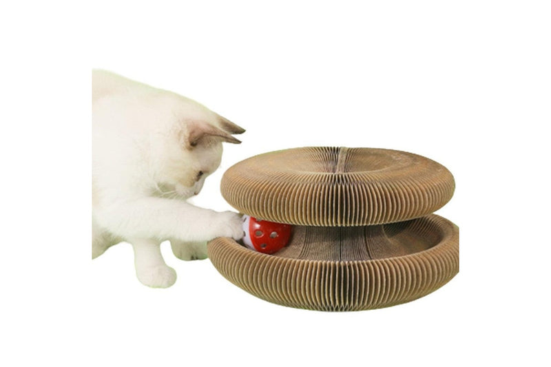 Magic Organ Cat Scratching Board with Toy Bell