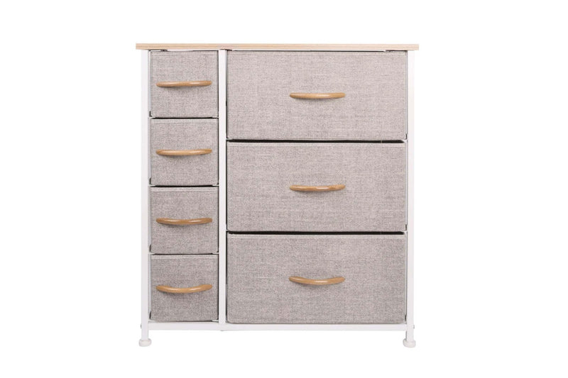 Ovela 7 Drawer Storage Chest -Beige