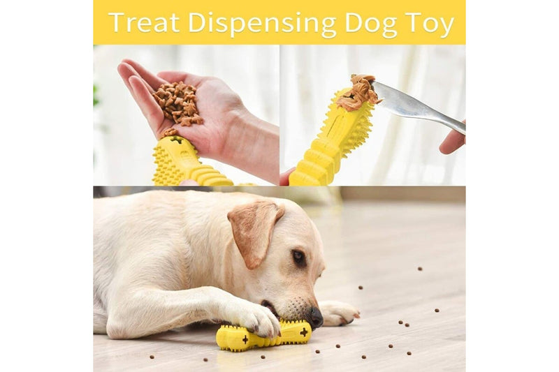 Bite Resistant Safe Food Dispensing Rubber Dog Chew Toys For Small Medium Large Dogs