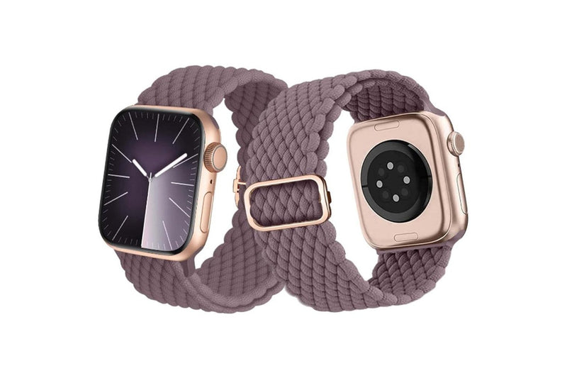 Adjustable Braided Loop Nylon Strap Compatible with Apple Watch Style 4