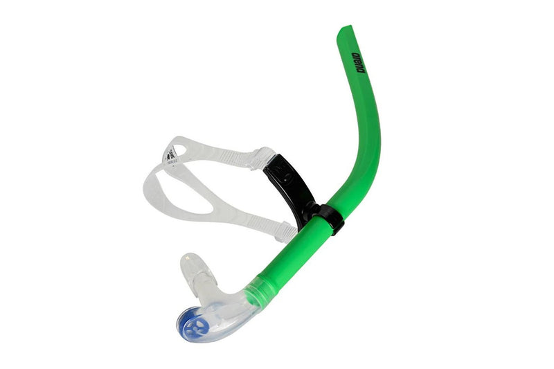 Arena Swim III Snorkel (Green/Clear) (One Size)