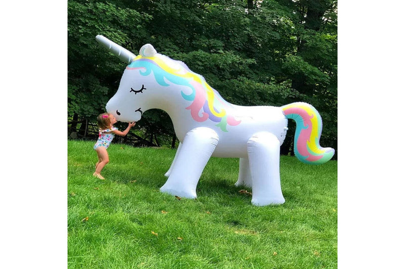 Giant Unicorns Inflatable Sprinkler Summer Outdoor Yard Water Spray Toy Style 1