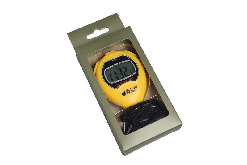 Silver Fern Sports Stopwatch with Large Display