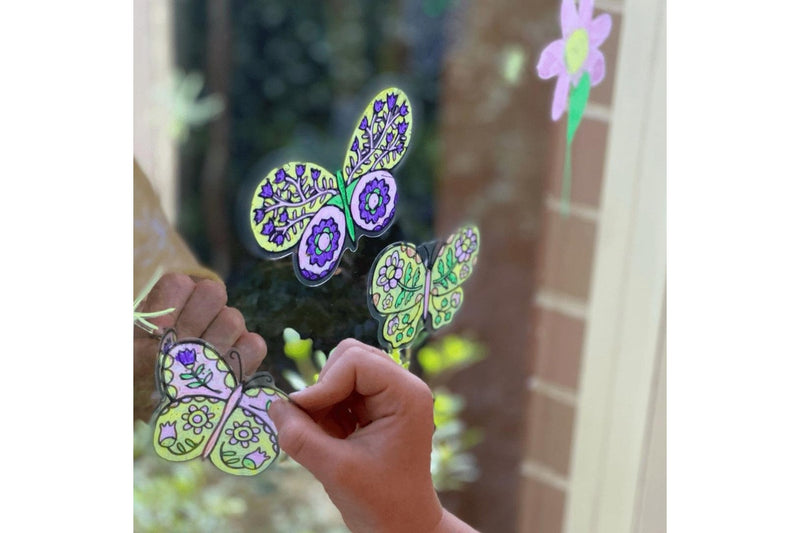 Tiger Tribe: Movable Window Art - Butterflies