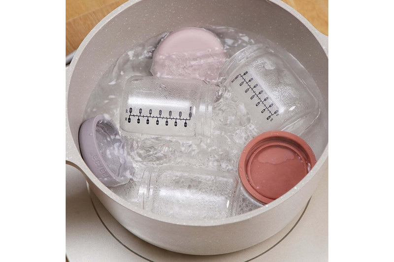 Haakaa: Sealed Glass Storage Jar Set - 120ml (6pc Set)