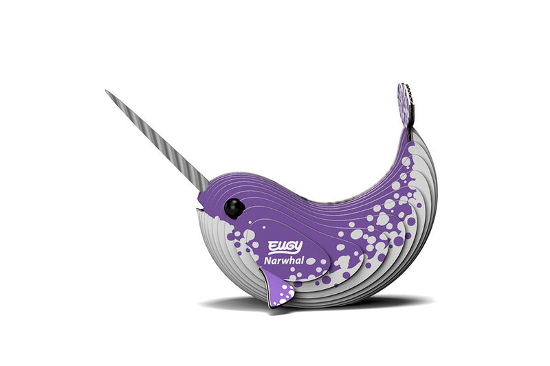 Eugy: Narwhal - 3D Cardboard Model