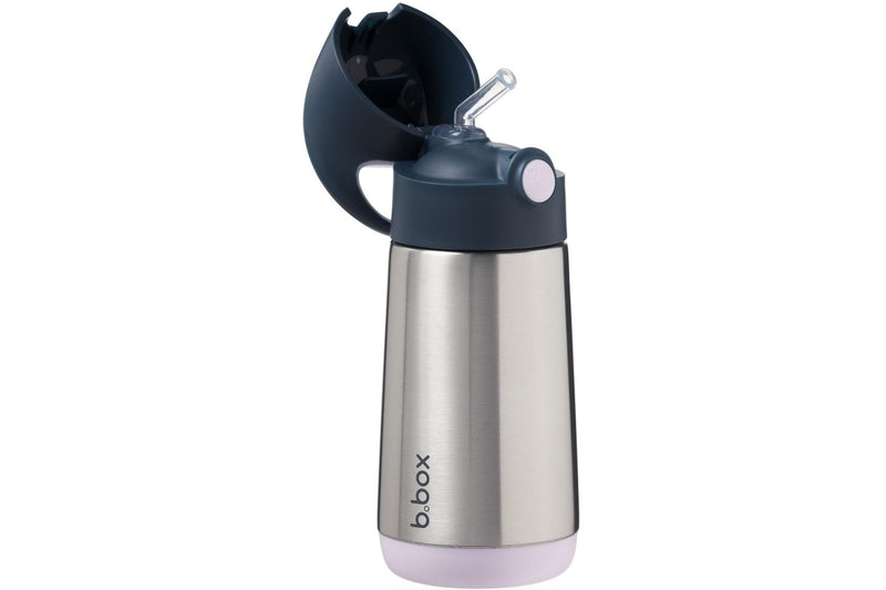 b.box: Insulated Drink Bottle - Indigo Rose (350ml)