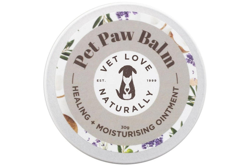 Olive's Kitchen: Vet Love Naturally Pet Paw Balm - Healing & Moisturising Ointment - 30g