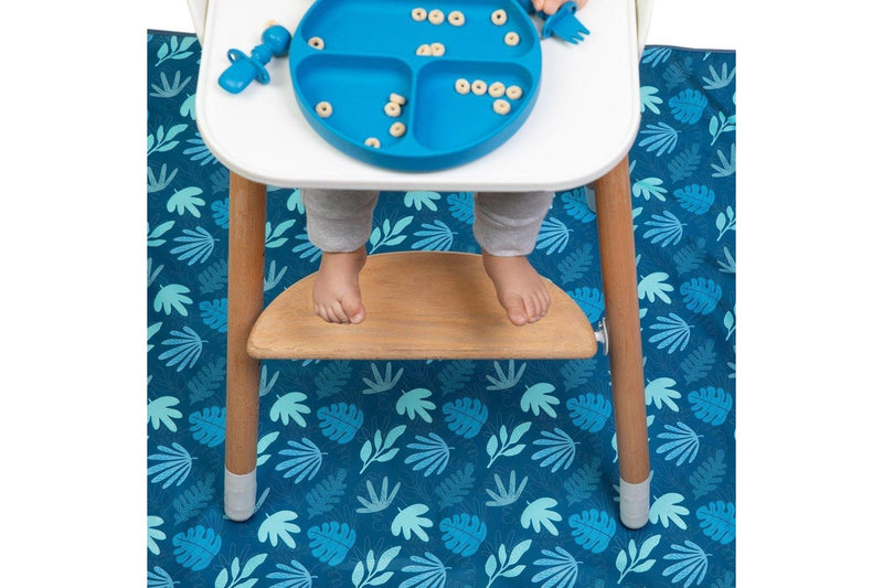 Bumkins: Waterproof Splat Mat - Blue Tropic