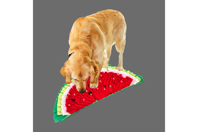 Big Watermelon Snuffle Mat Puppy Dog Slow Feeding Toy - One Size - Set Of 1