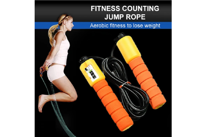 5Pcs Jump Rope With Electronic Counter 2.9M Adjustable Fast Speed Counting