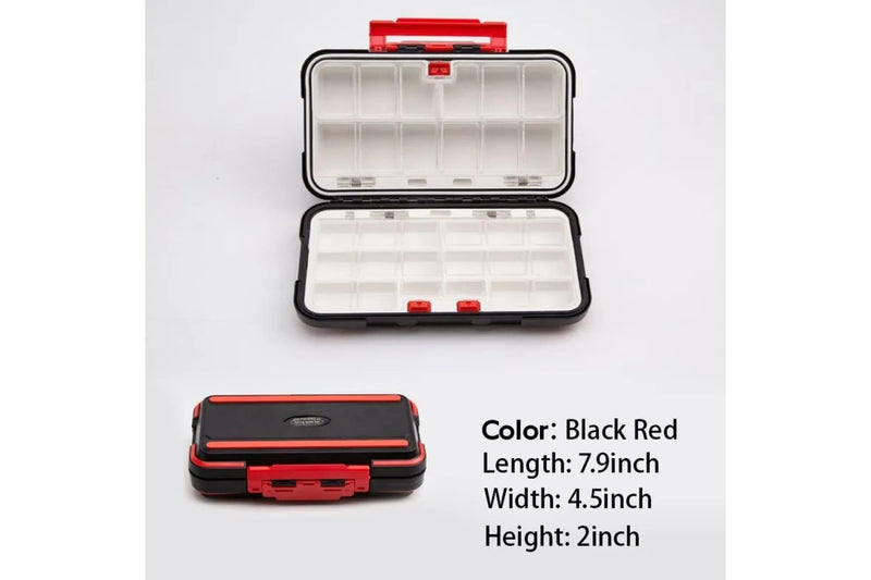 Fishing Tackle Box Waterproof Double Sided Multifunctional