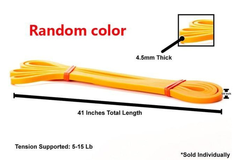 Heavy Duty Resistance Bands Loop Exercise Sport Fitness Tube Home Yoga Gym Latex - Random (2 To 15 Pounds)