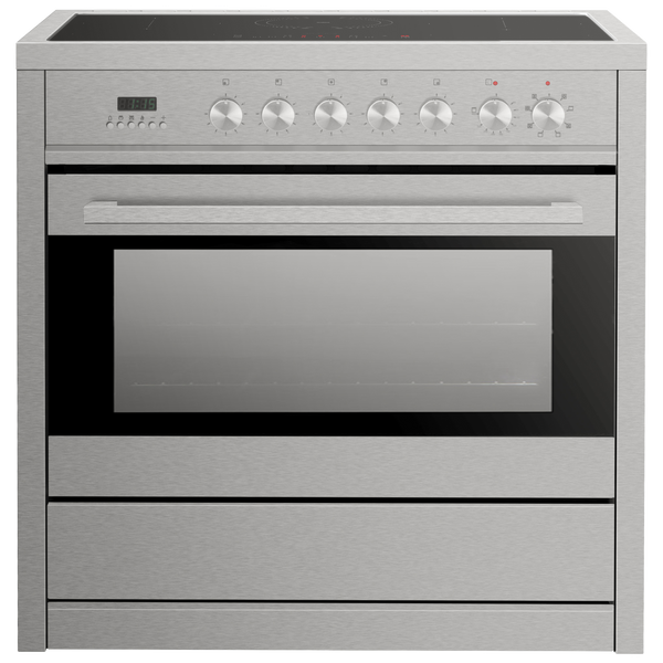 Vogue Freestanding Oven 90cm with Induction Cooktop - SS