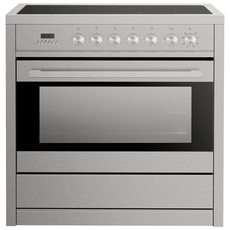 Vogue Freestanding Oven 90cm with Induction Cooktop - SS