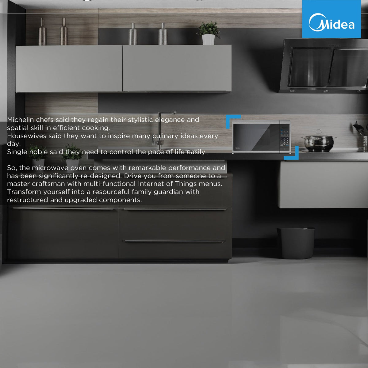 Microwave Oven Black and SS - 20L