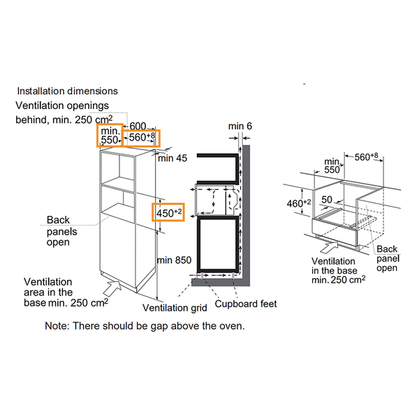 Midea G3 Built-in Microwave Oven 60cm - 11 Function