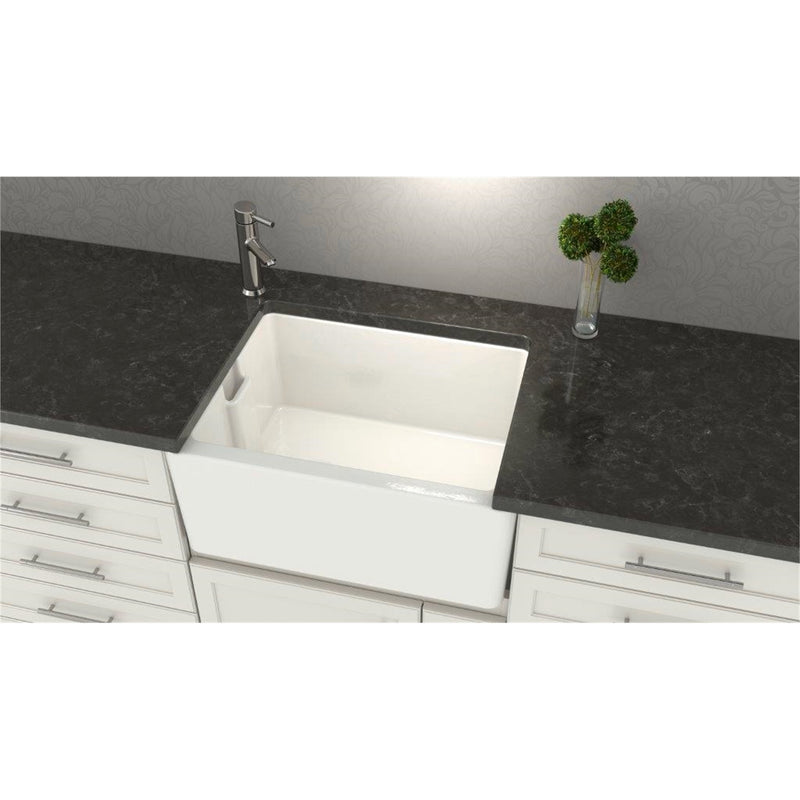 Sergio 595 x 455mm Butler Bungalow Single Ceramic Sink