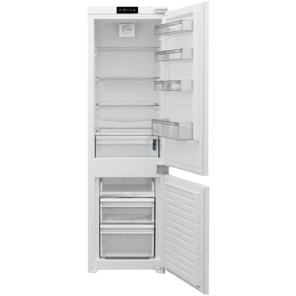243L Bottom Mount Integrated Fridge Freezer - White