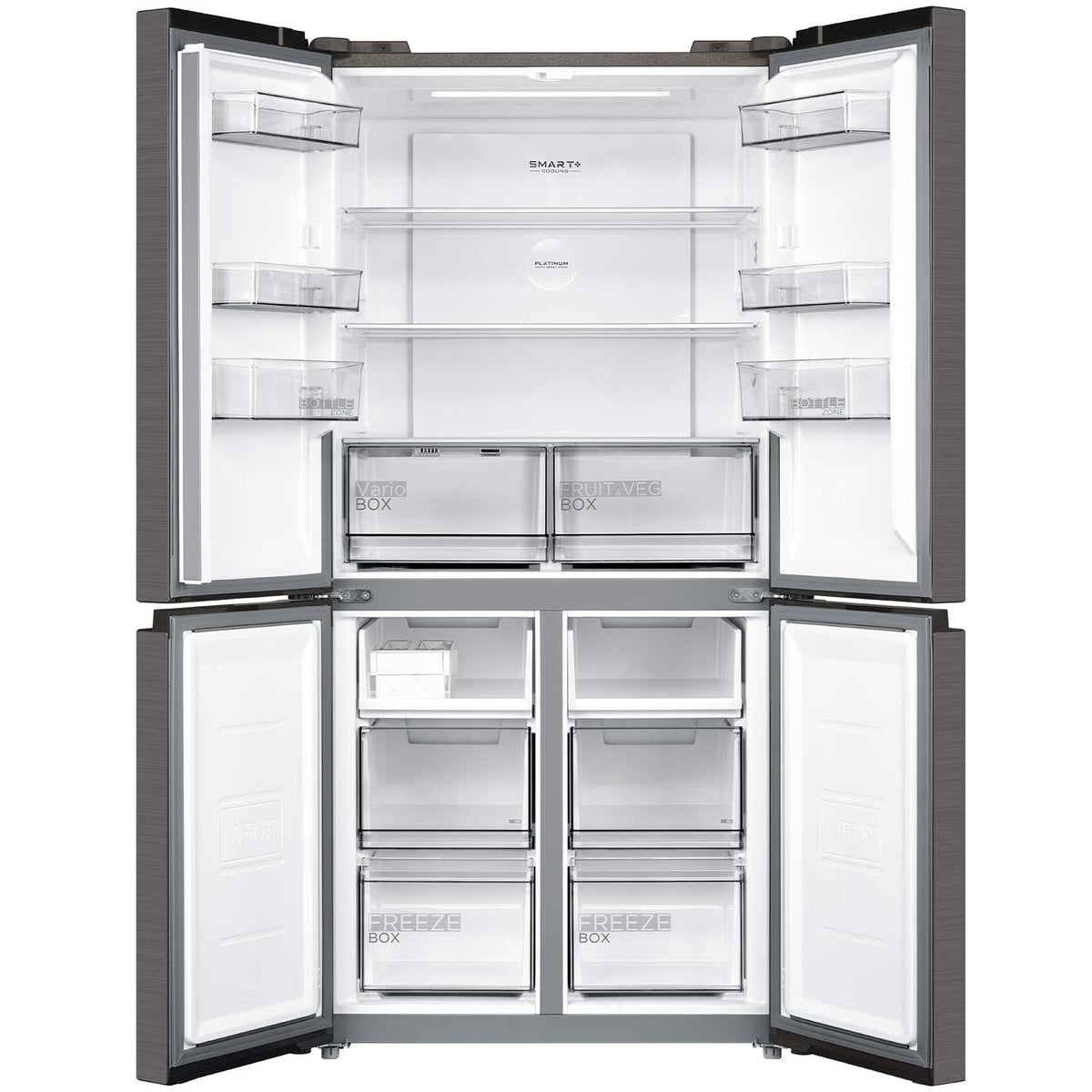 474L French Door Fridge Freezer with WiFi - Black SS