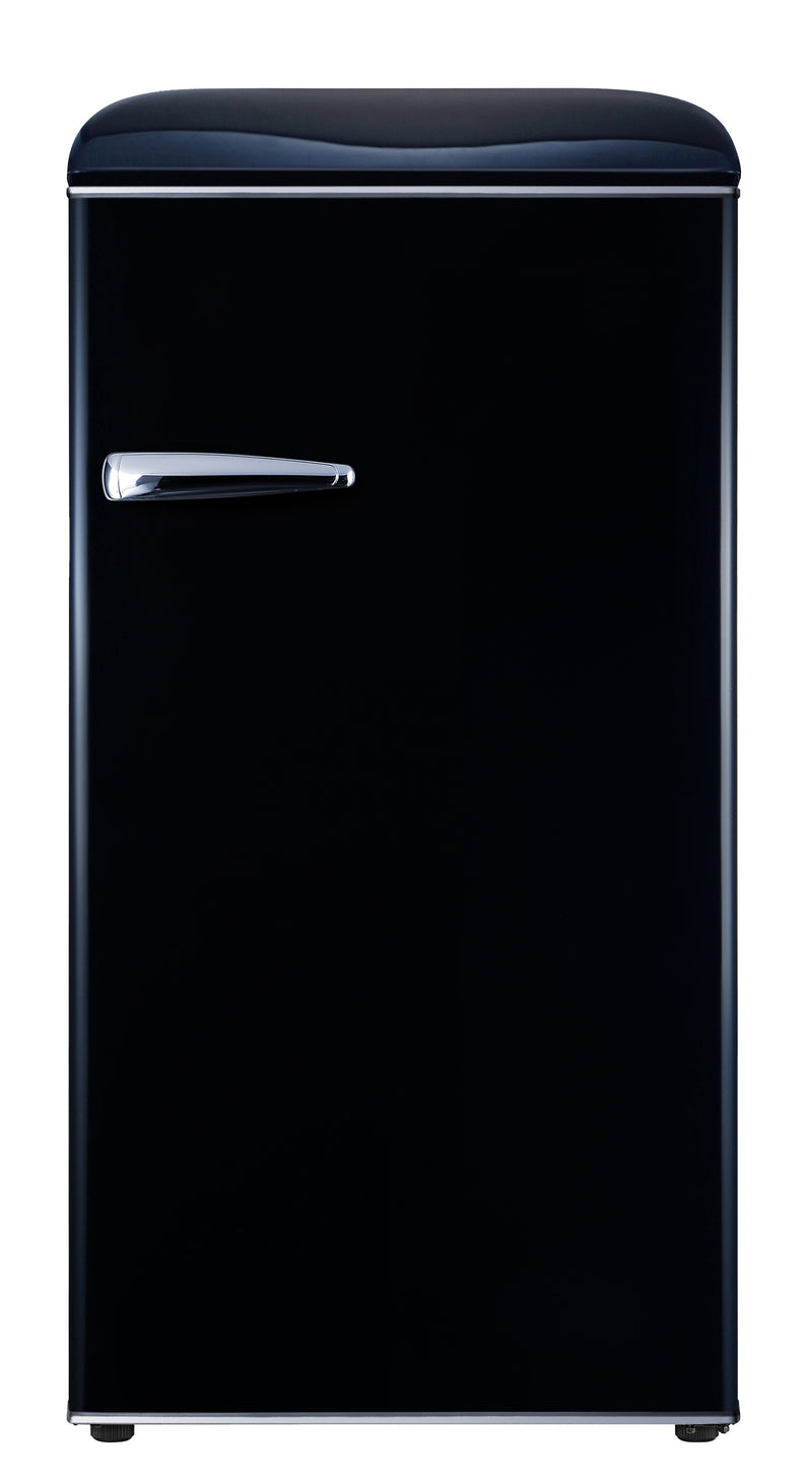 Vogue 90L Retro Bar Fridge Black