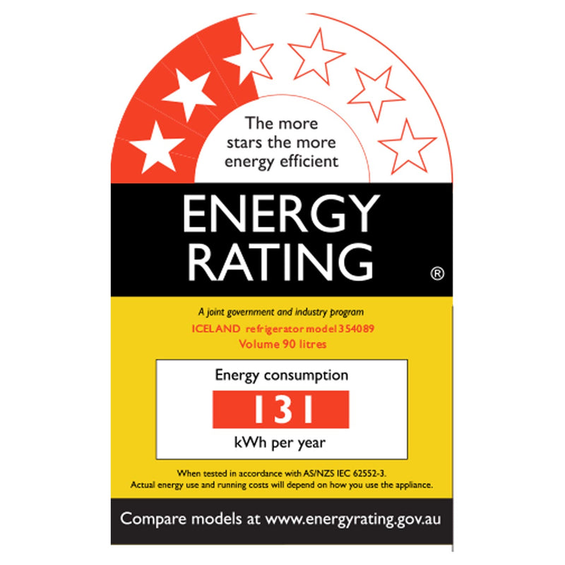 ICELAND 90L Bar Fridge White