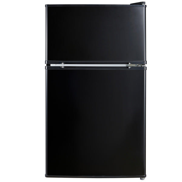91L Bar Fridge with Top Mount Freezer - Black