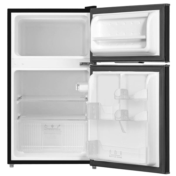 91L Bar Fridge with Top Mount Freezer - Black