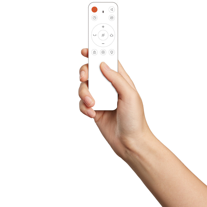 Smart Bladeless Tripod Fan and Air Purifier with Humidity Sensor - Woodgrain